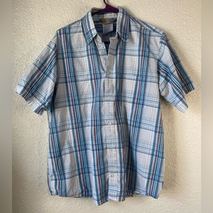 Carhartt Mens button down short‎ sleeve shirt
